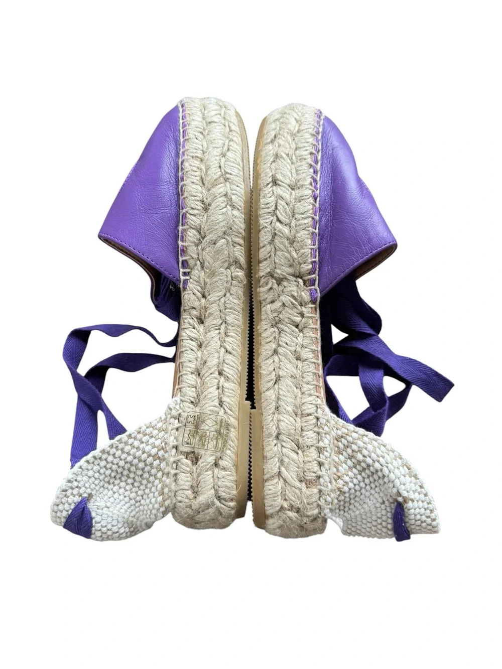 VALENTINO by Mario TESSA Espadrilles Purple NWT 38